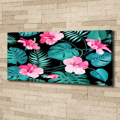 Tableau sur toile Fleurs exotiques