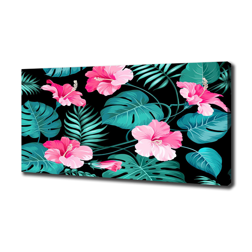 Tableau sur toile Fleurs exotiques