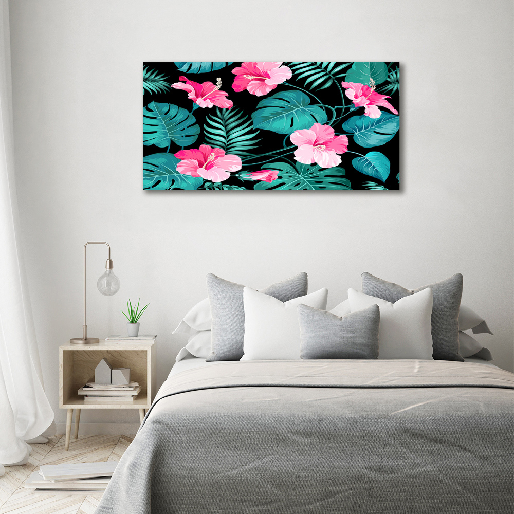 Tableau sur toile Fleurs exotiques