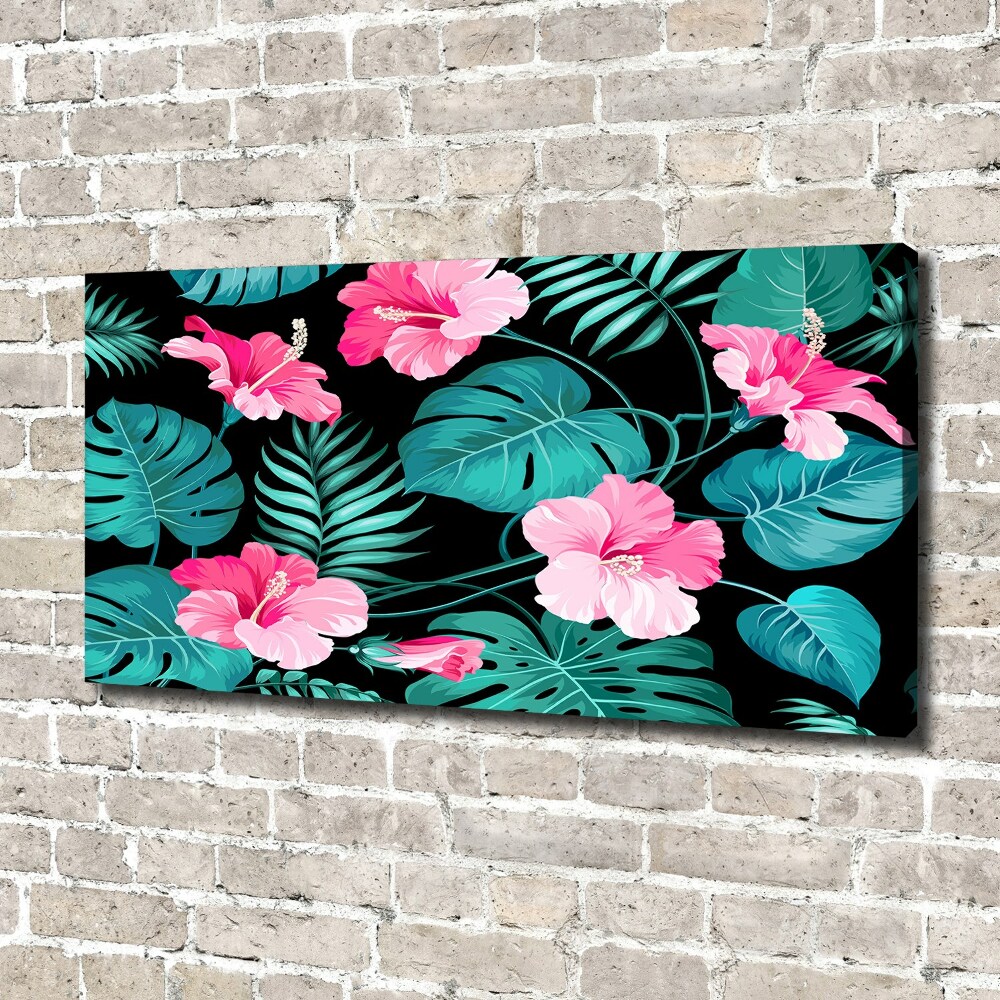 Tableau sur toile Fleurs exotiques