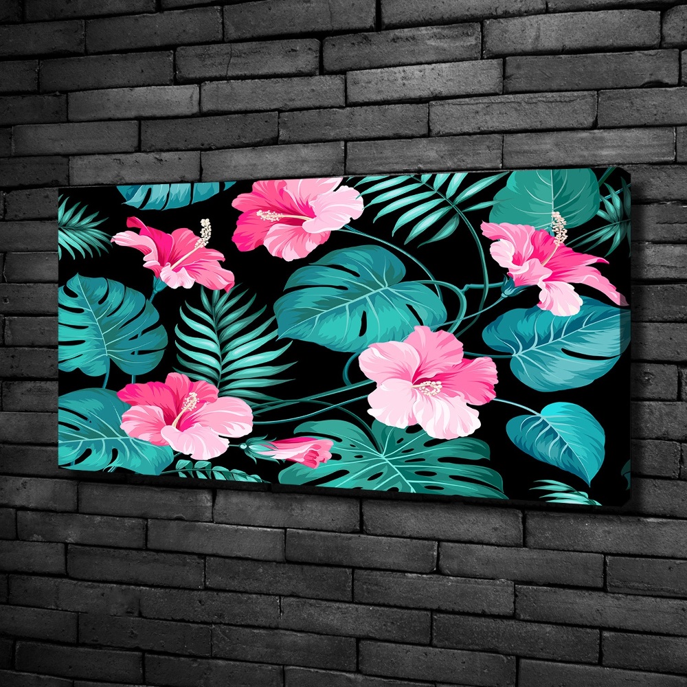 Tableau sur toile Fleurs exotiques