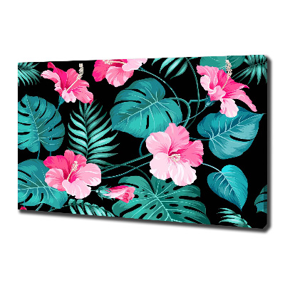 Tableau sur toile Fleurs exotiques