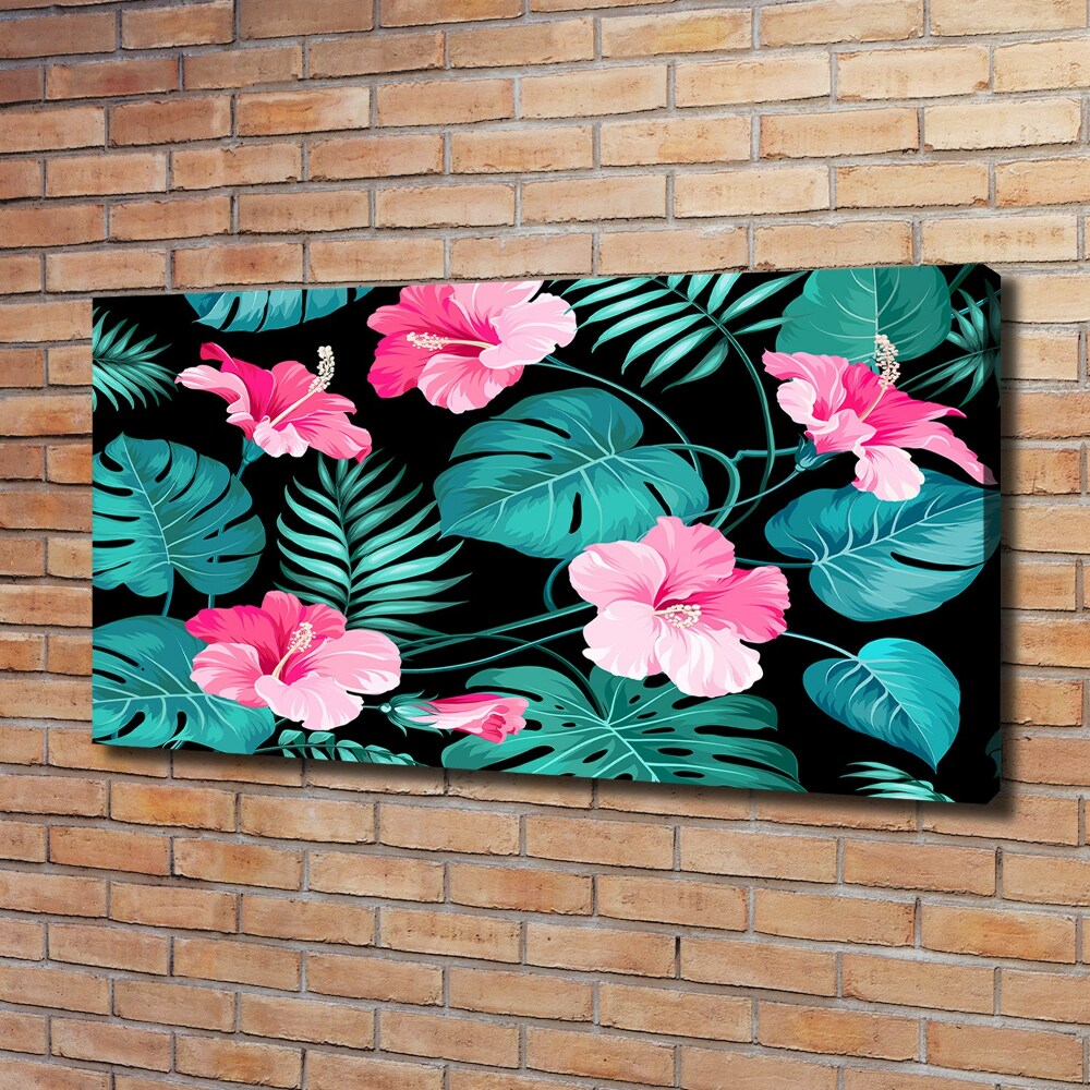 Tableau sur toile Fleurs exotiques