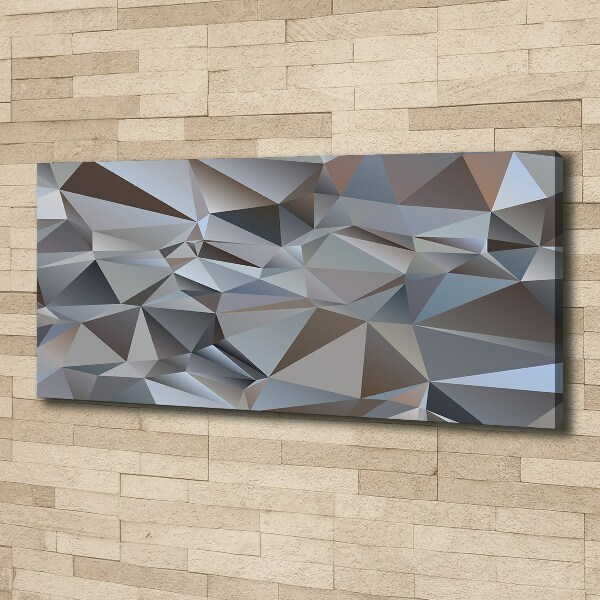 Tableau imprimé sur toile Abstraction de triangles