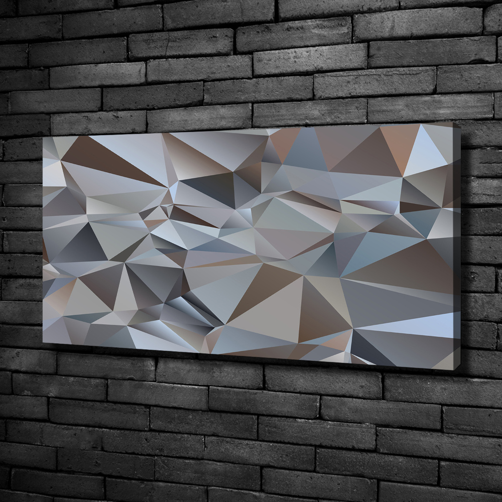 Tableau imprimé sur toile Abstraction de triangles