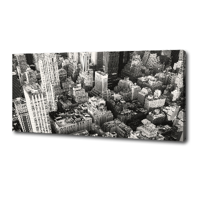 Tableau mural sur toile Vol d'oiseau de la ville de New York