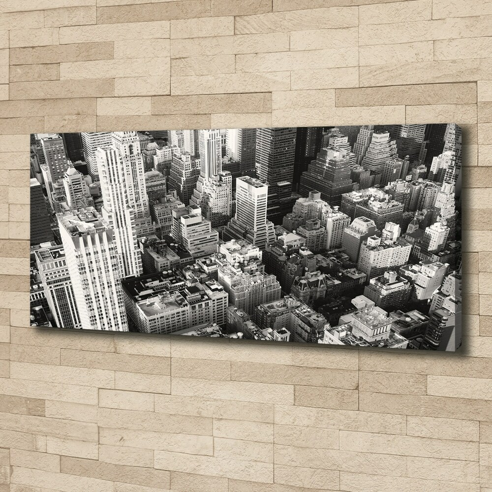 Tableau mural sur toile Vol d'oiseau de la ville de New York