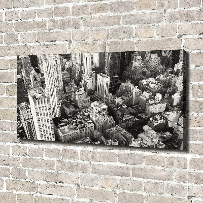 Tableau mural sur toile Vol d'oiseau de la ville de New York