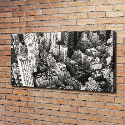 Tableau mural sur toile Vol d'oiseau de la ville de New York