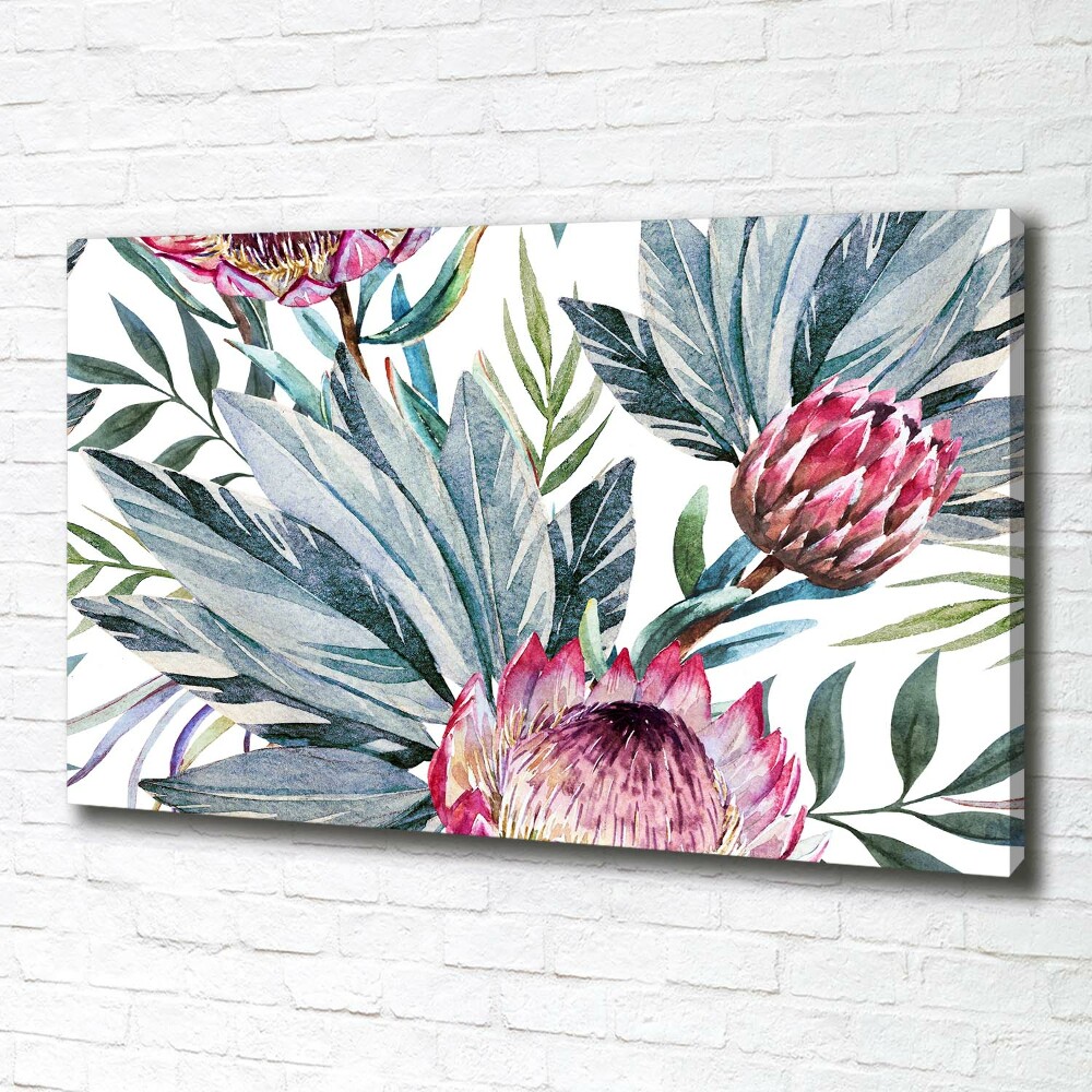 Tableau toile imprimée Protea