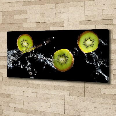 Tableau sur toile Kiwi et eau