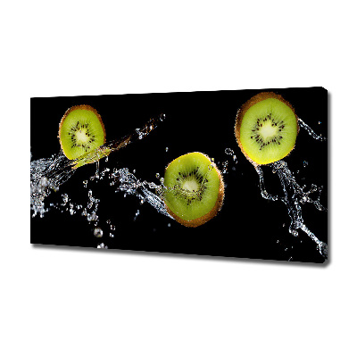 Tableau sur toile Kiwi et eau