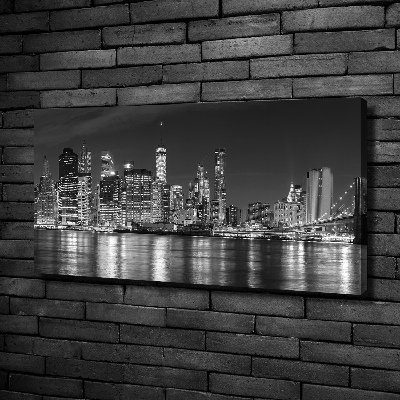 Tableau photo sur toile Manhattan de nuit