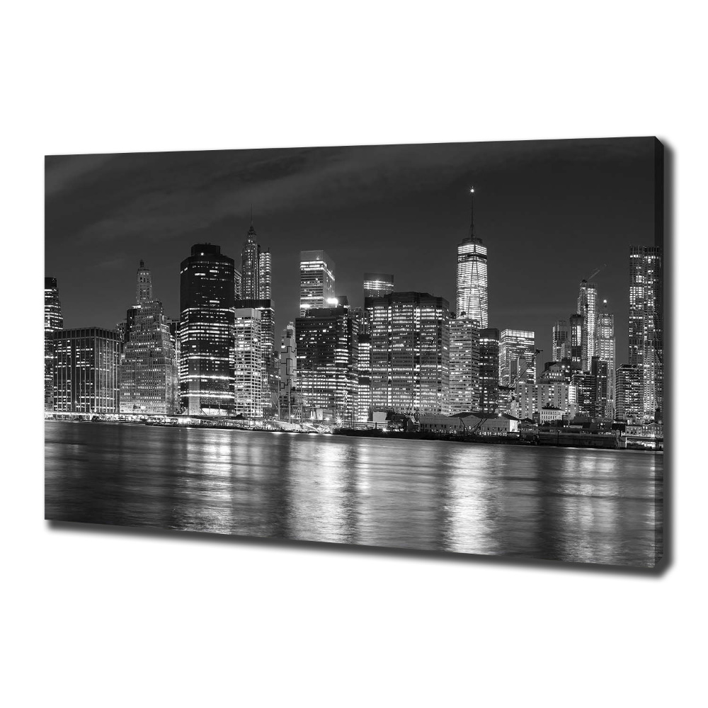 Tableau photo sur toile Manhattan de nuit