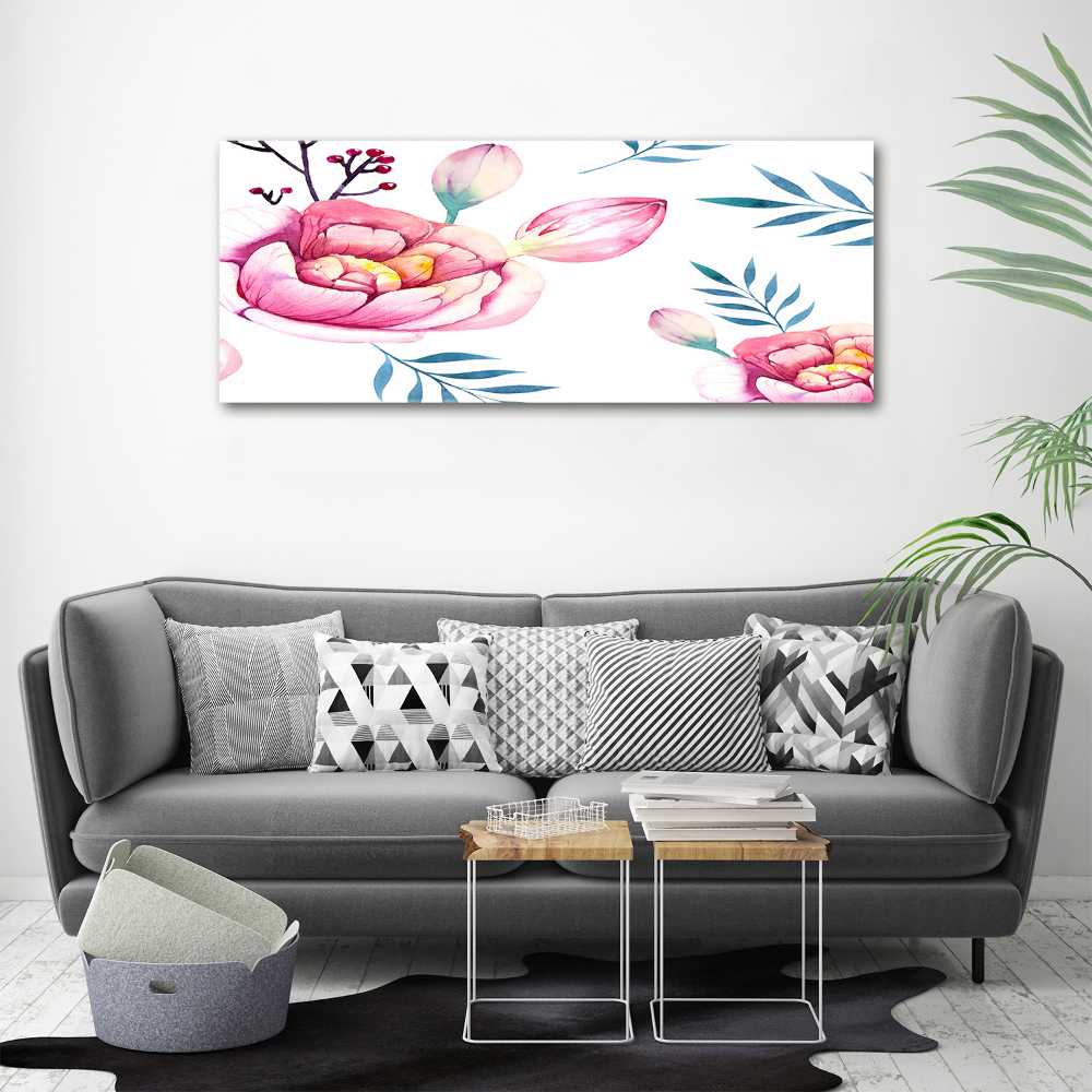 Tableau photo sur toile Richesse des fleurs