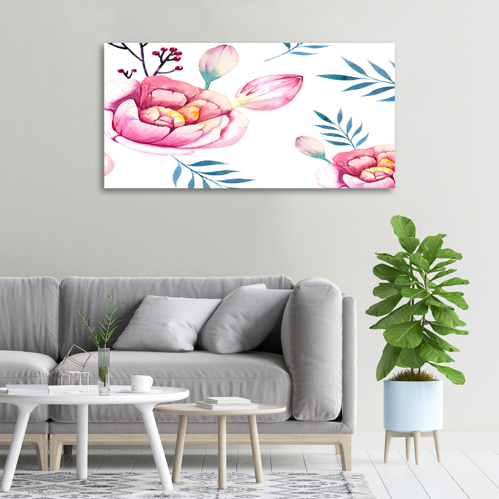 Tableau photo sur toile Richesse des fleurs