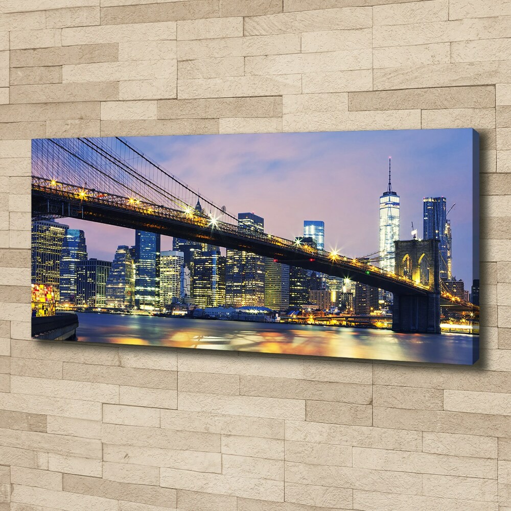 Tableau photo sur toile Pont de Brooklyn Manhattan