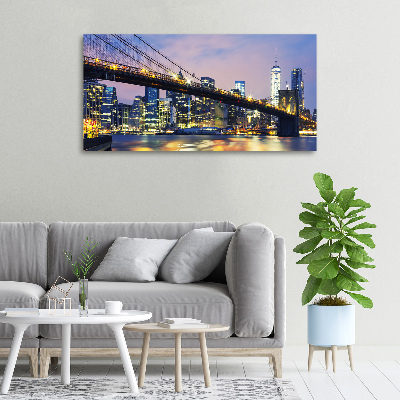 Tableau photo sur toile Pont de Brooklyn Manhattan