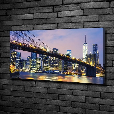 Tableau photo sur toile Pont de Brooklyn Manhattan