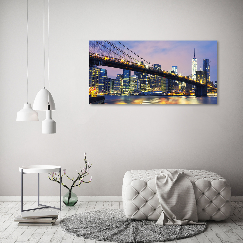 Tableau photo sur toile Pont de Brooklyn Manhattan