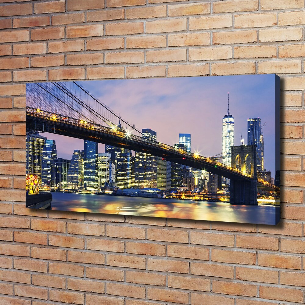 Tableau photo sur toile Pont de Brooklyn Manhattan