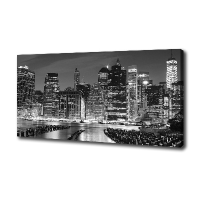 Tableau mural sur toile Manhattan de nuit