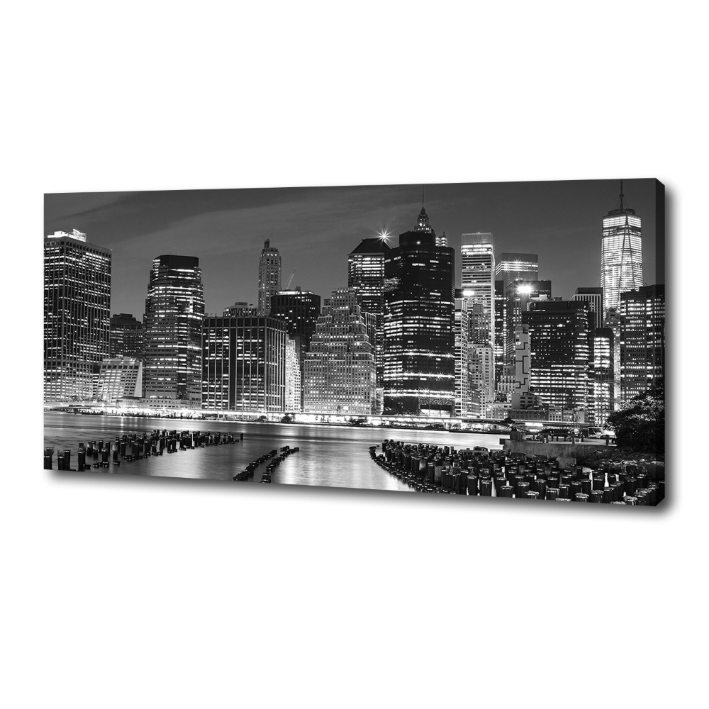 Tableau mural sur toile Manhattan de nuit