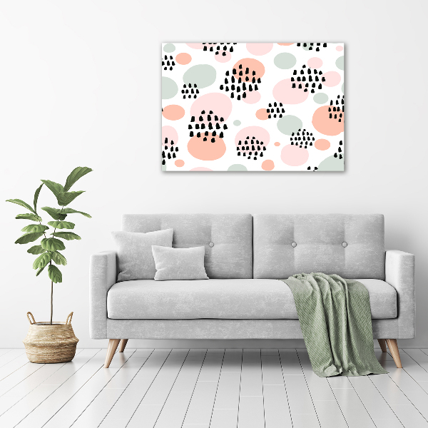 Tableau toile imprimée Taches colorées