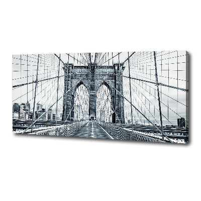 Tableau sur toile Pont de Brooklyn Manhattan