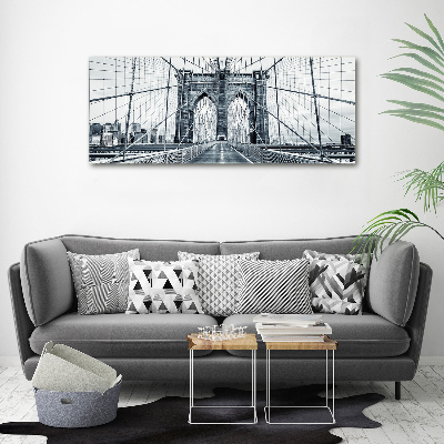 Tableau sur toile Pont de Brooklyn Manhattan