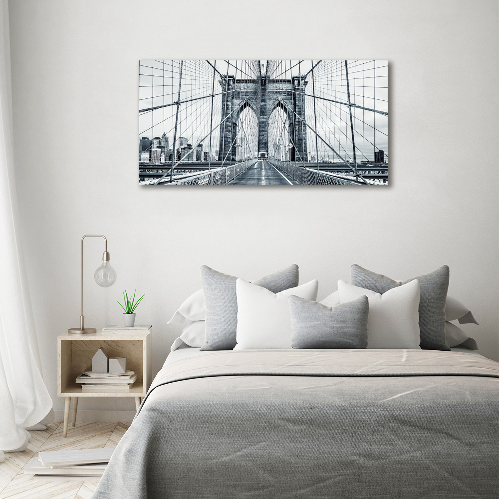 Tableau sur toile Pont de Brooklyn Manhattan