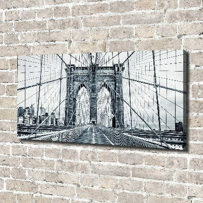 Tableau sur toile Pont de Brooklyn Manhattan