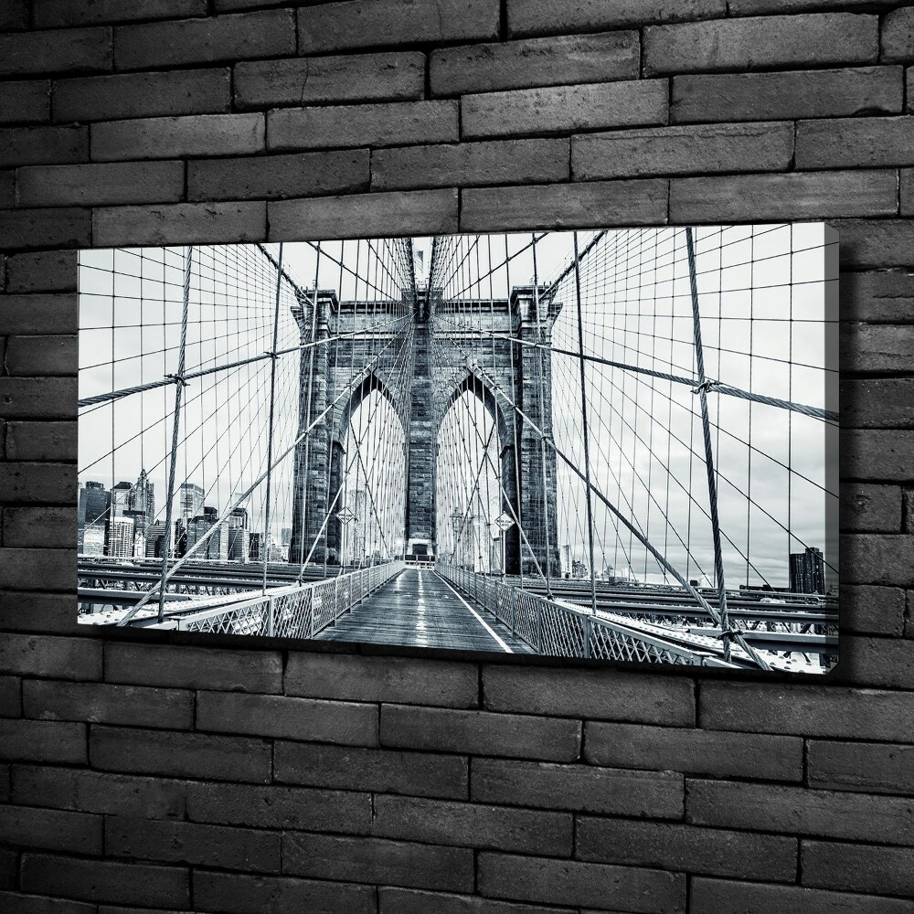 Tableau sur toile Pont de Brooklyn Manhattan