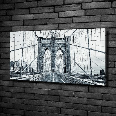 Tableau sur toile Pont de Brooklyn Manhattan