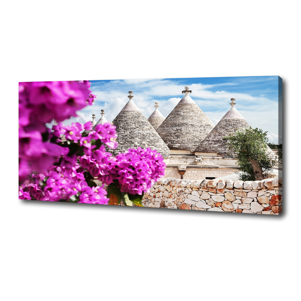 Tableau photo sur toile Maisons Trulli