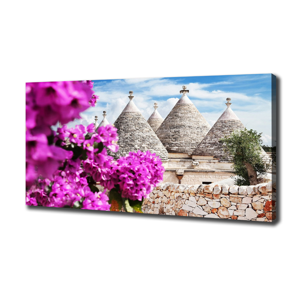 Tableau photo sur toile Maisons Trulli