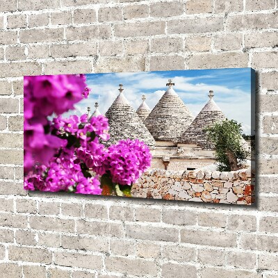 Tableau photo sur toile Maisons Trulli