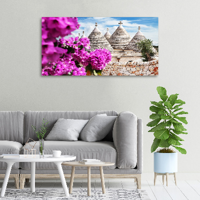 Tableau photo sur toile Maisons Trulli