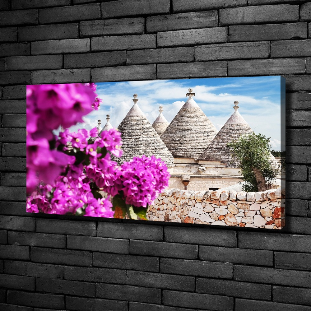 Tableau photo sur toile Maisons Trulli