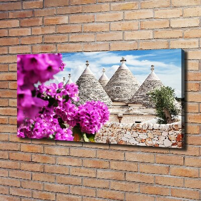 Tableau photo sur toile Maisons Trulli