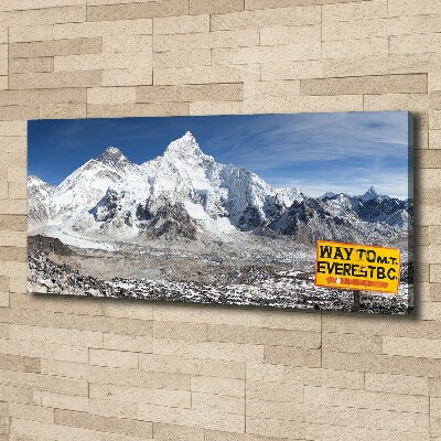 Tableau mural sur toile Mont Everest