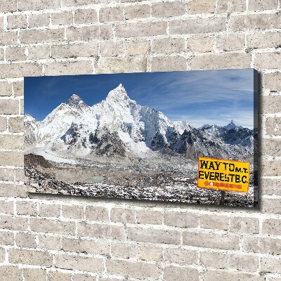 Tableau mural sur toile Mont Everest