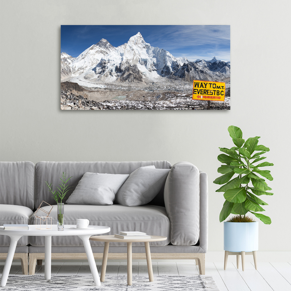 Tableau mural sur toile Mont Everest