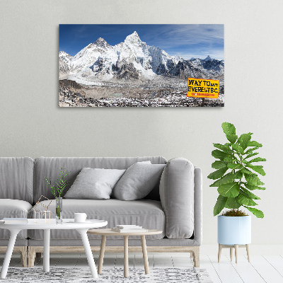 Tableau mural sur toile Mont Everest