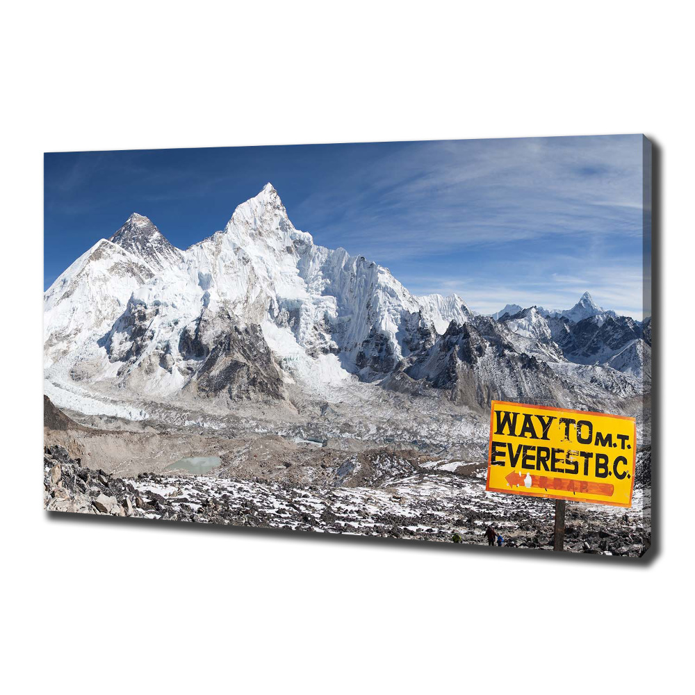 Tableau mural sur toile Mont Everest