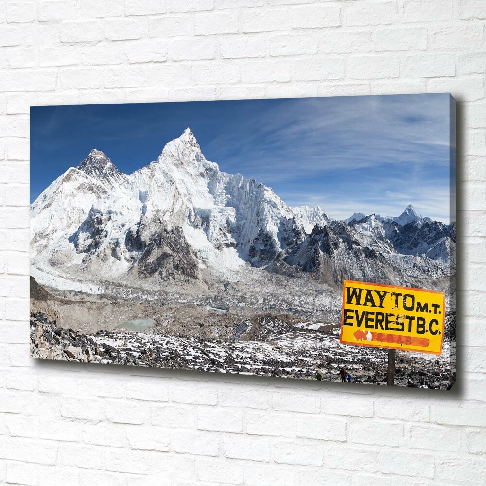 Tableau mural sur toile Mont Everest