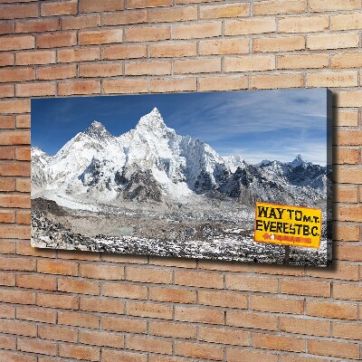 Tableau mural sur toile Mont Everest