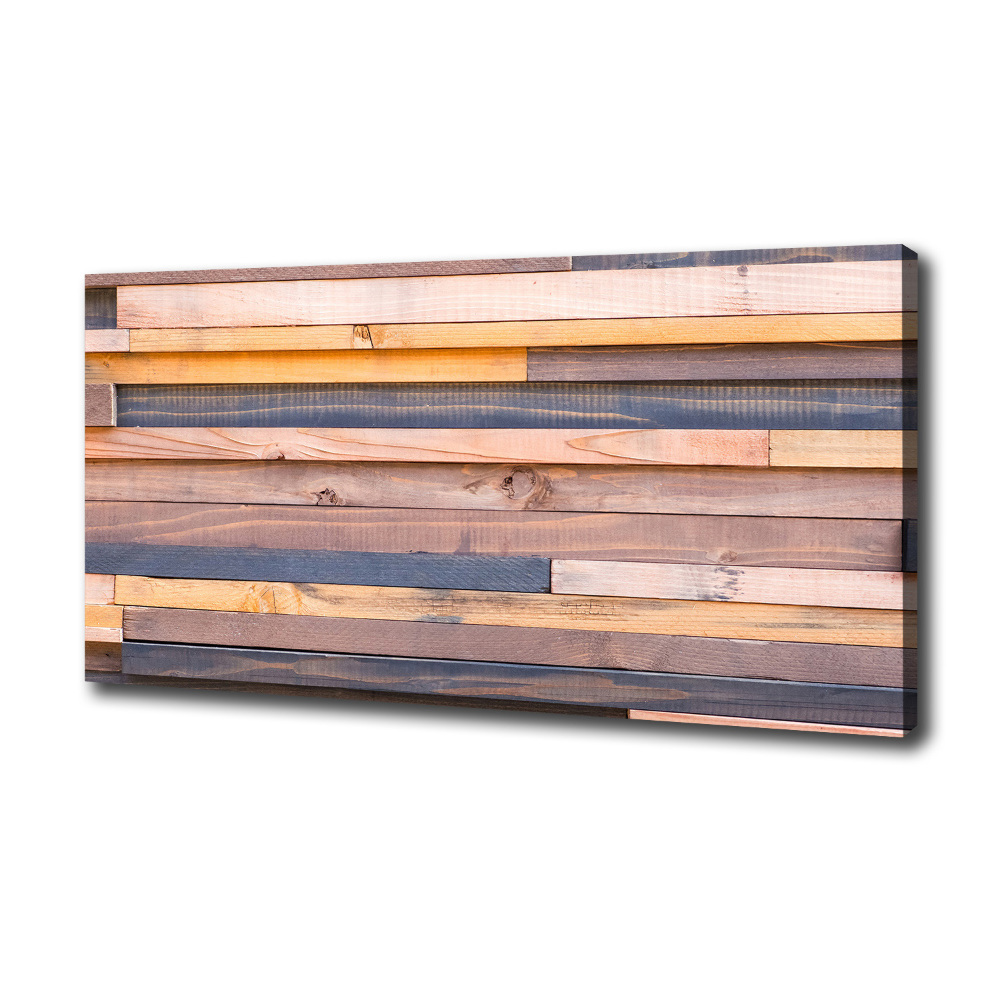 Tableau mural sur toile Mur en bois