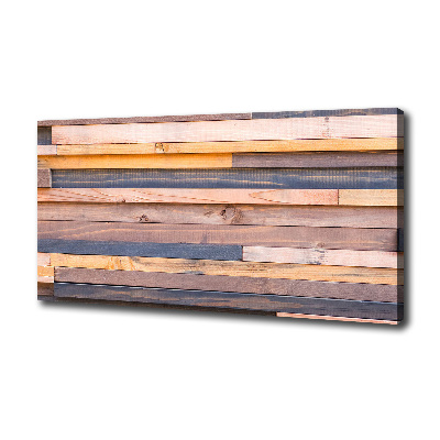 Tableau mural sur toile Mur en bois