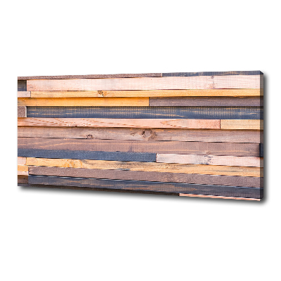 Tableau mural sur toile Mur en bois